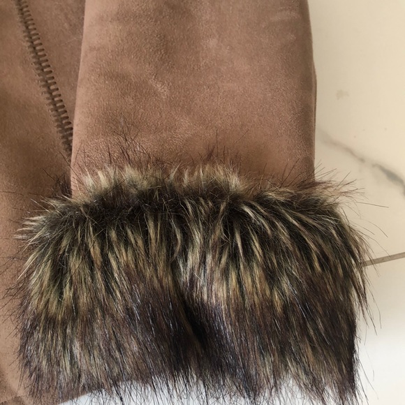 Beautiful Utex suede furry jacket! - Picture 3 of 7